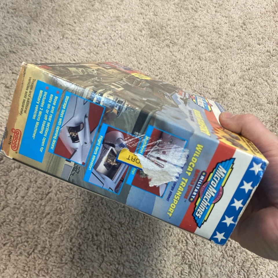 Vintage Galoob Micro Machines Military Battle Zones Wildcat Transport 64176 New - Image 4 of 4