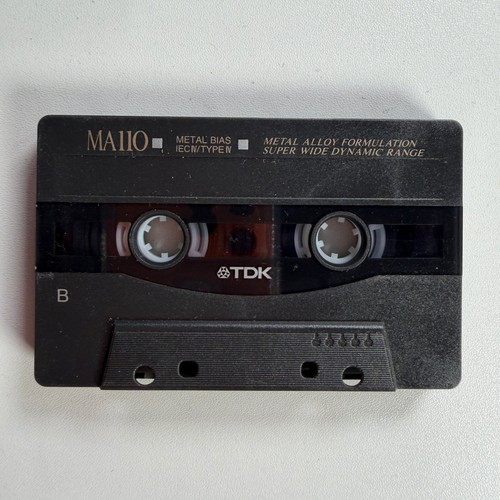 TDK MAII0 Type IV Metal Bias Blank Cassette Tape