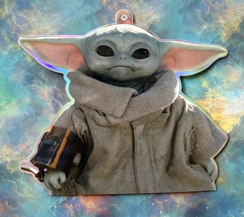 Topps 2025 Star Wars Grogu Original Print - The Mandalorian Diecut Exclusive