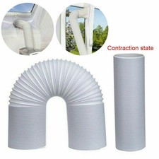 NEW 1.5M/2M/3M Flexible Air Conditioner Exhaust Pipe Vent Hose Duct Outlet UK