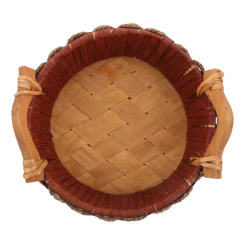 Cestino Per Pane Da Tavola Portaoggetti Intrecciato Conservazione Delle Verdure - Immagine 2 di 4