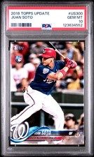 2018 TOPPS UPDATE #US300 JUAN SOTO ROOKIE RC PSA 10