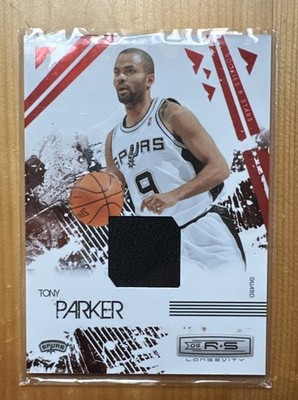 2009-10 Panini Rookies & Stars Longevity - Tony Parker #86 Ruby Materials /250 