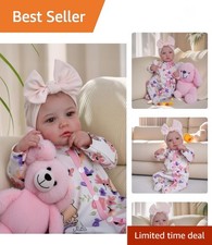 Reborn Baby Dolls - 20-inch Cute Soft Vinyl Realistic Baby Doll Real Life Bab...