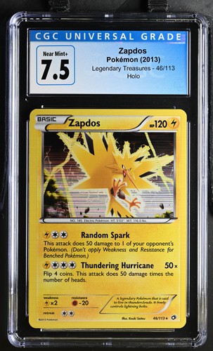 Zapdos graded CGC 7.5 for sale on eBay