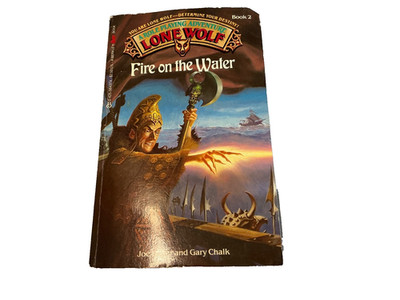 Lone Wolf #2 Fire On The Water By Joe Dever Gary Chalk Paperback Book 