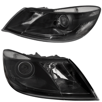 Schwarze Scheinwerfer Set FüR Skoda Octavia 2 Typ 1Z Facelift 2009–2012
