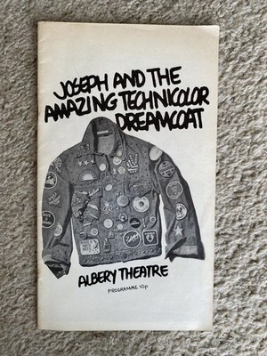 Joseph and the Amazing Technicolor Dreamcoat Programm Albery Theater 1973