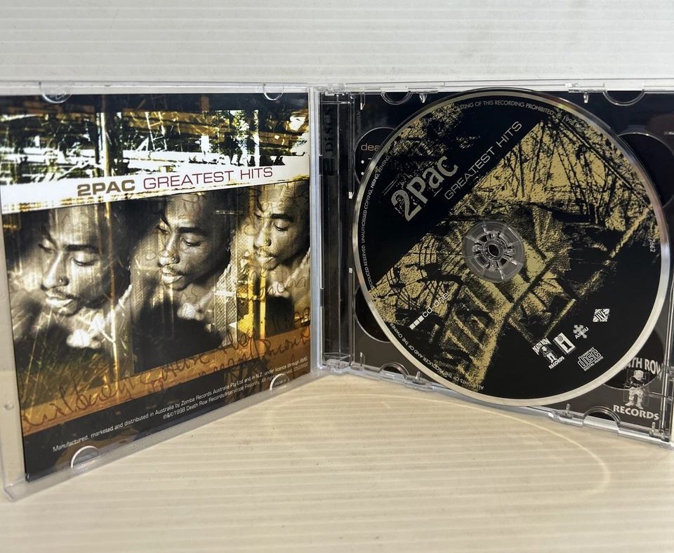 2pac - Greatest Hits - 2 Disc CD Album Rare OOP - Death Row Records - Free POST - Image 3 of 4