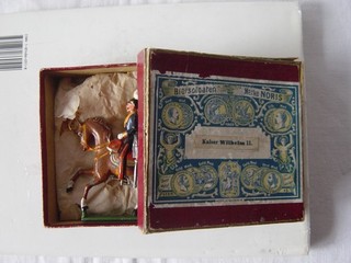 Noris Kaiser Wilhelm II. in der original Schachtel Deckelkanten geklebt
