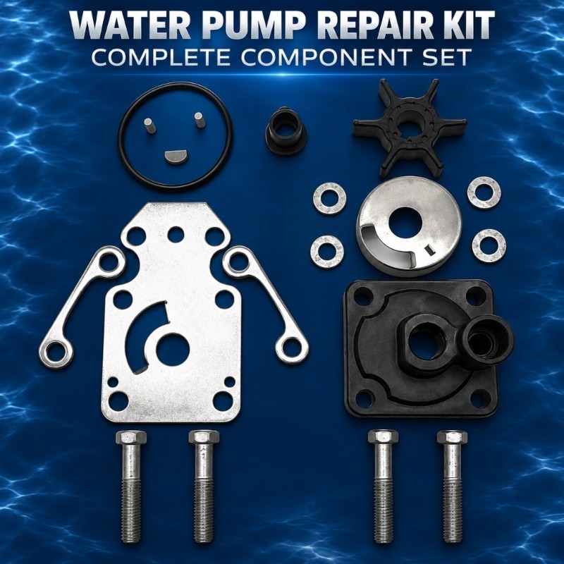 Impeller Replacement Kit 6AH-W0078 for F15C F20 Outboard Water Pump ...