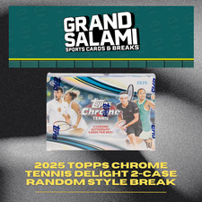 #008 - 2025 Topps Chrome Tennis 2-Case Random Player+Letter Bundle Break