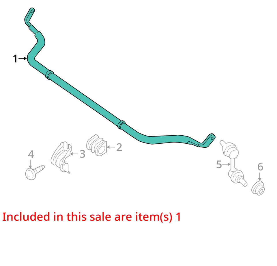 Infiniti QX56 2013 4X2 barra estabilizadora delantera fabricante de equipos originales 100 k millas - LKQ432032492 Foto 4 de 4