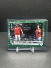 2022 Topps Series 1 - Checklist Shohei Ohtani, Kenta Maeda #122 Green Foil /499