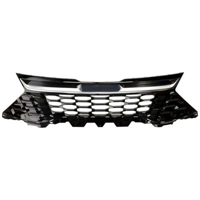 Grille Upper US Built Satin Aluminum Trim Fits 23-24 SPORTAGE 569138