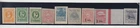 ESTONIA.1920 SEAGUL.NUMERAL DESIGN.OVERPRINTS OF 1920 MI 6-11.18-20.MNH**