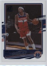 2020-21 Panini Clearly Donruss Blue 34/99 Bradley Beal #16 0sb5