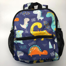 Unbranded Dinosaur Mini Backpack Multicolor Toddler Boys Zip Adjustable Straps