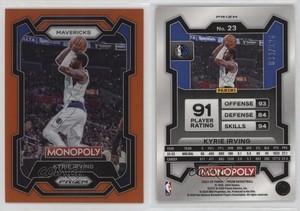 2023-24 Panini Prizm Monopoly Orange Prizm /124 Kyrie Irving #23