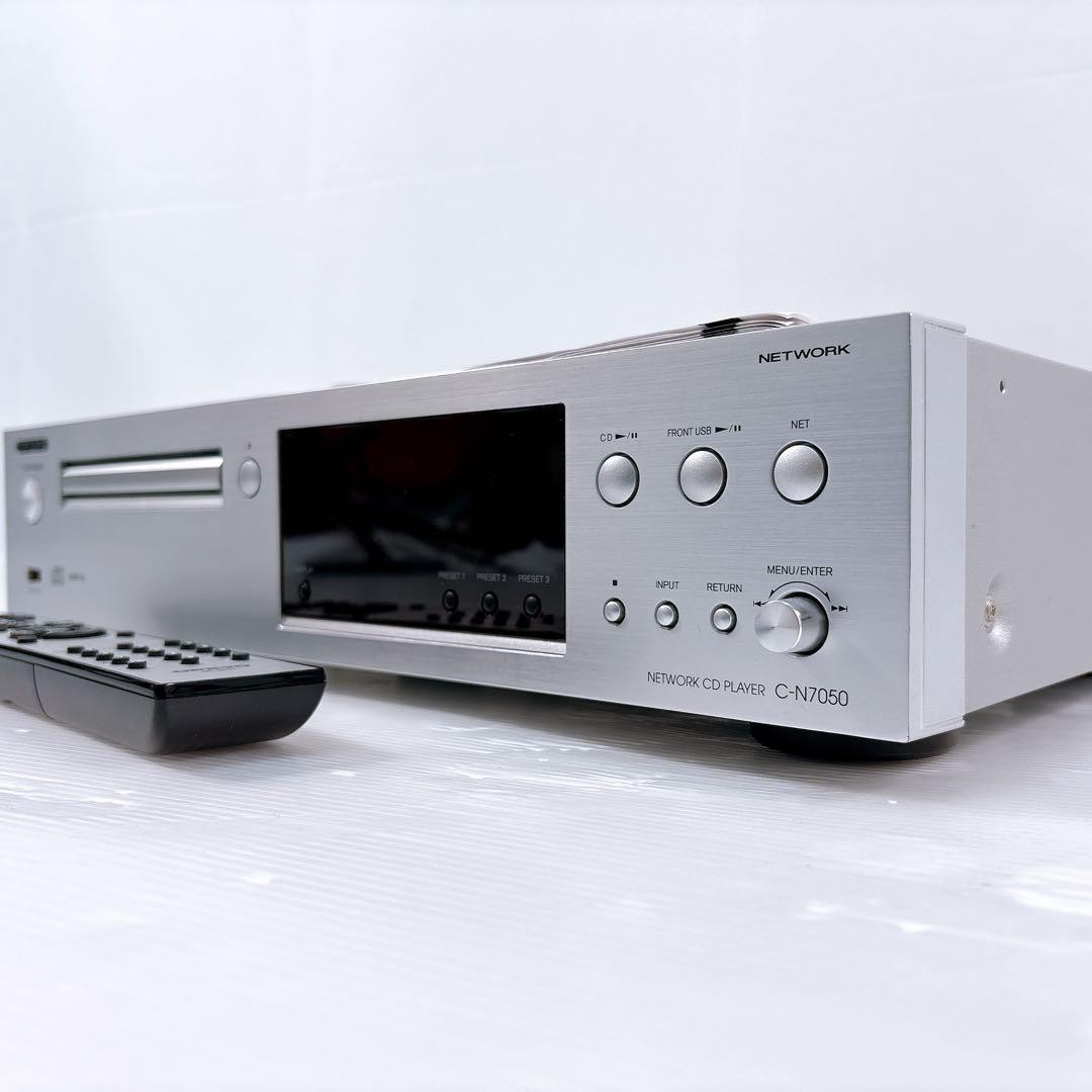 Onkyo C-N7050(S) CDプレイヤー シルバー Onkyo C-n7050 Silver Network CD Player Hi-res Sound Source