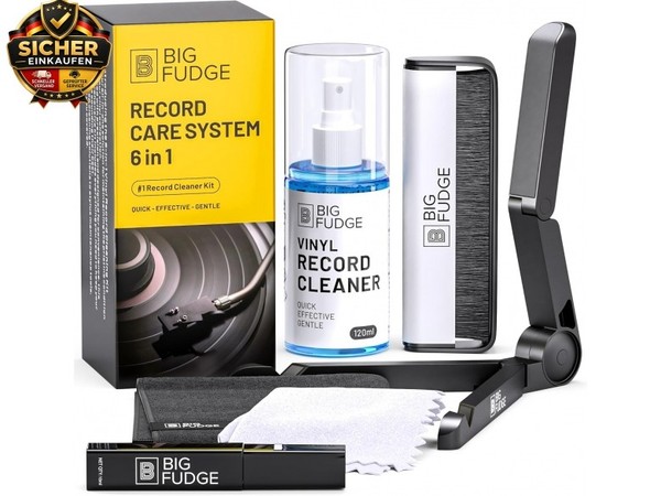 Vinyl Schallplatten Reinigung Set - 6-In-1 Vinyl Reiniger Inkl.-image