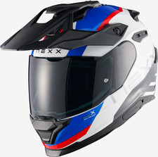 Motorcycle Helmet Integral NEXX Y. Travl Quest White/Blue/Red Gloss