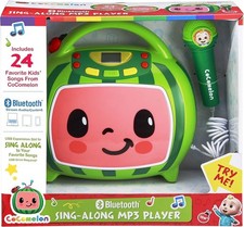 eKids Cocomelon Karaoke Machine Bluetooth Party Speaker W/Built In Songs