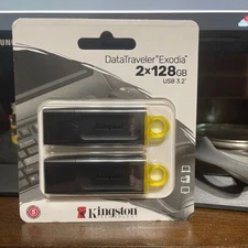 2-pack Kingston DataTraveler Exodia 2x128GB USB 3.2 gen 1