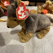 Sarge Ty Beanie Baby German Shepherd Puppy Dog MWMT Birthday February 14 2000