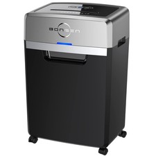 Heavy Duty Paper Shredder, 24-Sheet Cross-Cut Shredder, 40-Min Continuous Run...