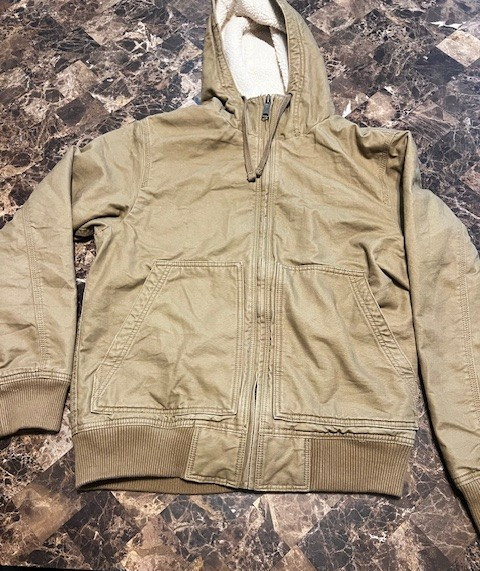 WARM American Eagle Thick Jacket (Small) Khaki Br… - image 1