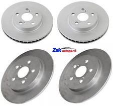 FOR TOYOTA PRIUS 1.8 HYBRID 2009-2015 FRONT & REAR BRAKE DISCS SET NEW