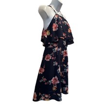 Womens 19 Cooper Sleeveless Floral Print Lined Mini Dress- Size XS