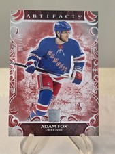2024 25 Upper Deck Artifacts 61/499 Adam Fox Ruby Parallel Card #56