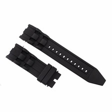 26MM BLACK SILICONE WATCH STRAP BAND FOR FIT INVICTA DIVER 23698 23427 23426 267