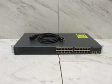 Cisco Catalyst WS-C2960-24TT-L 24 Port Managed Ethernet Switch w/ Ear Racks