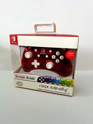 NINTENDO SWITCH ROCK CANDY WIRED CONTROLLER - STORMIN CHERRY