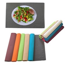 Platzdeckchen 33x48 cm Rippqualität Set & Farbwahl einzelnen oder als 4er Set