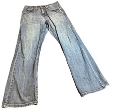 Flypaper Jeans Men’s 30x30 Bootcut Blue Denim 5-Pocket Distressed Wash