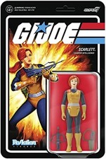 Super7 ReAction G.I.Joe 3.75  Figures Wave 1 - Scarlett