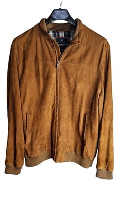 ジャケット・アウター Brooks Brothers suede leather jacket Brooks Brothers Brown Suede Leather Jacket Plaid Lined Mens Size
