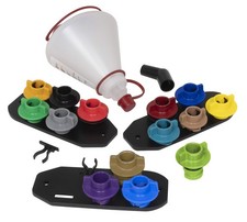 19912 Multi-Application Oil Funnel Set, 14 Pc. , Green