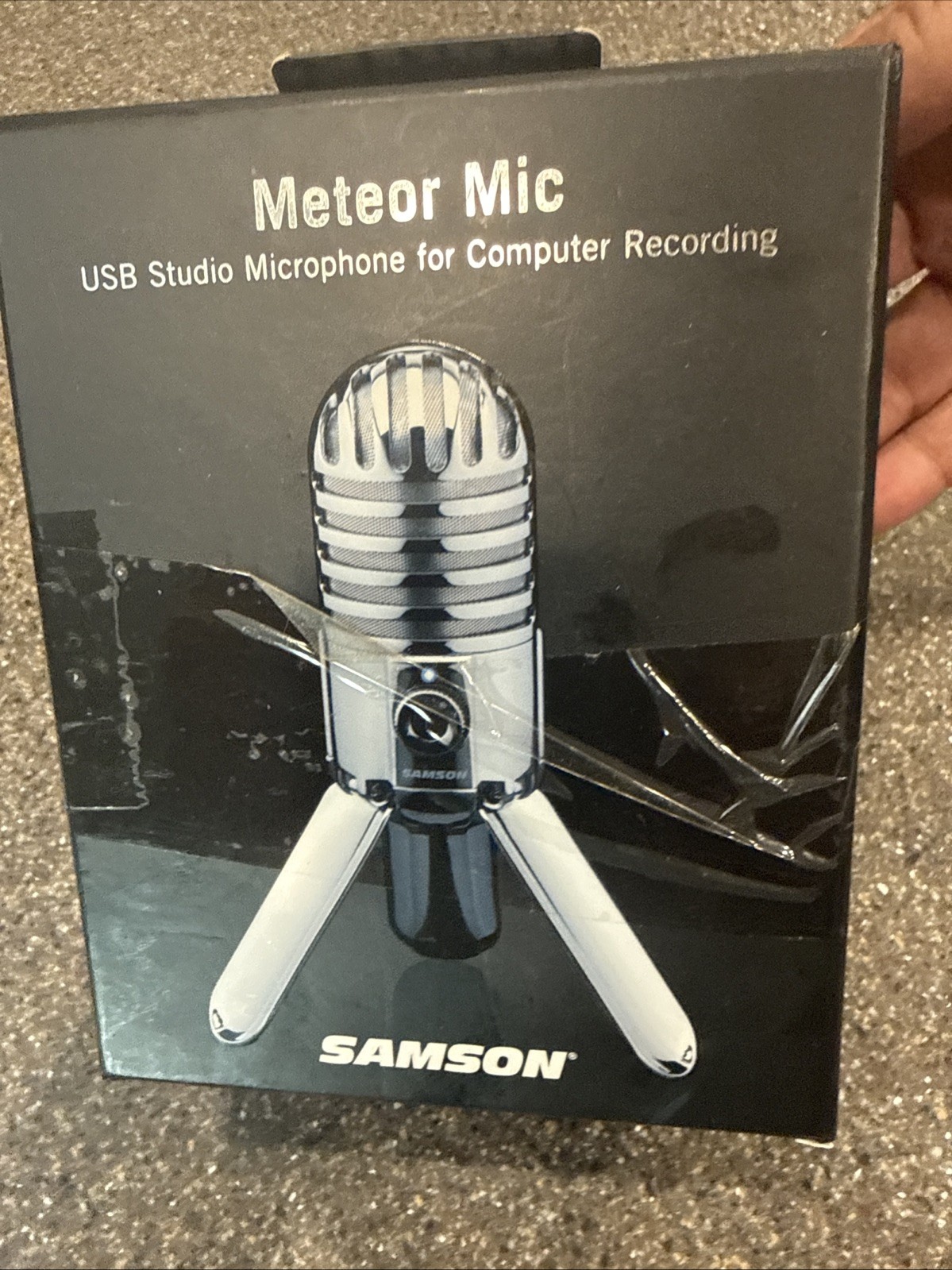 Samson Meteor Mic SAMTR USB Studio Podcasting Condenser Microphone NEW SEALED