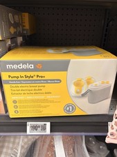 Medela Pump In Style Pro Hands-Free Double Electric Breast Pump, White/Yellow
