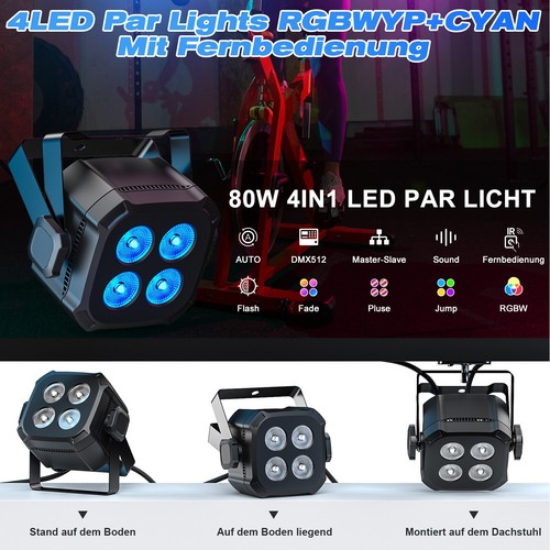Lámpara Led Led Para Discoteca Dmx Dj Rgb De 18 W | Cuotas Sin Interés - Foto 6