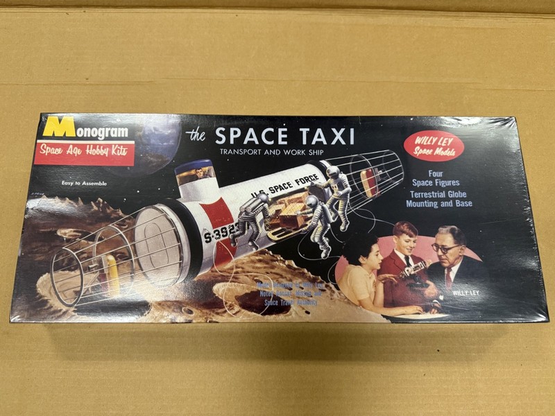 Monogram Willy Ley "the Space Taxi" Transport Ship / Vintage / SEALED BOX / MINT