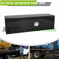 60X18X18 in Pickup Truck Trunk Bed Tool Box w/ Barn Door Underbody Storage &Lock