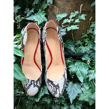 Vintage Giuseppe Zanotti pumps in snake embossed leather, size 8