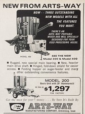 1965 d.C.(XH27)~ARTS-WAY MFG. CO. ARMSTRONG, IOWA. MOLINO DE MARTILLOS ARTS-WAY