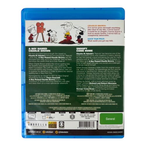 PEANUTS CLASSICS: A BOY NAMED CHARLIE BROWN / SNOOPY COME HOME - BLU-RAY - Picture 2 of 6